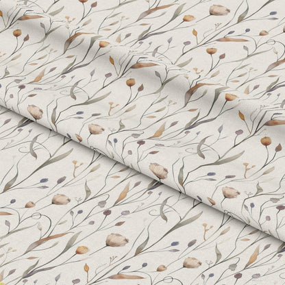 Handdrawn Meadow Wildflowers Pattern 2 Quilting Cotton Fabric