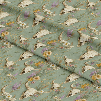 The Western Life Pattern 53 Quilting Cotton Fabric
