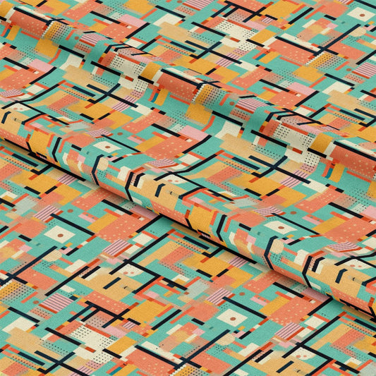 Groovy Boho Hippie Pattern 4 Quilting Cotton Fabric
