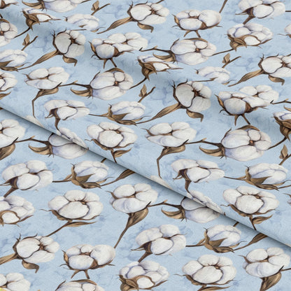 Raw White Cotton Pattern 6 Quilting Cotton Fabric