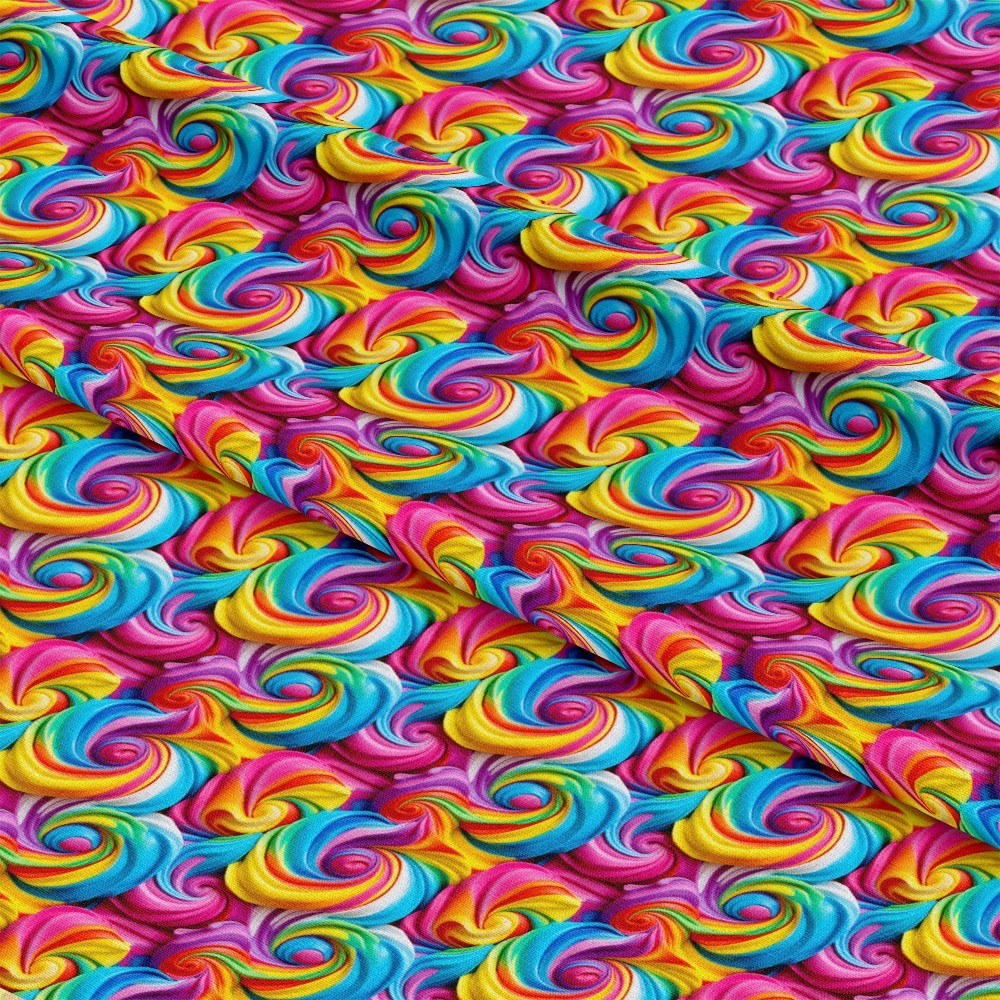 Yummy Frosting Pattern 8 Quilting Cotton Fabric