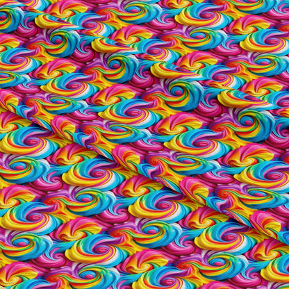 Yummy Frosting Pattern 8 Quilting Cotton Fabric