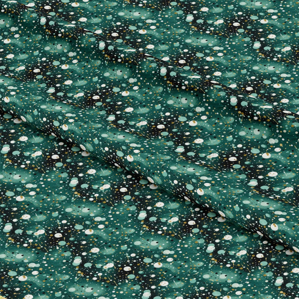 Green Confetti Pattern 8 Quilting Cotton Fabric