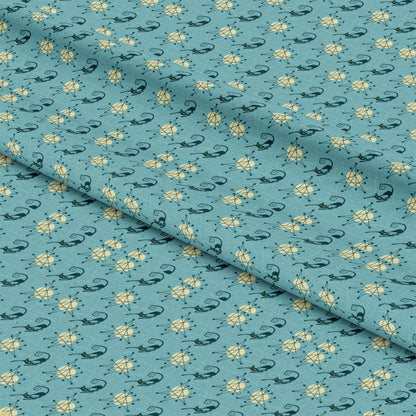 Atomic Kitty Pattern 2 Quilting Cotton Fabric