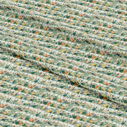 Watercolor Football Pattern 6 Quilting Cotton Fabric