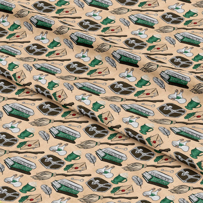 Wizard Magic School Pattern 25 Quilting Cotton Fabric