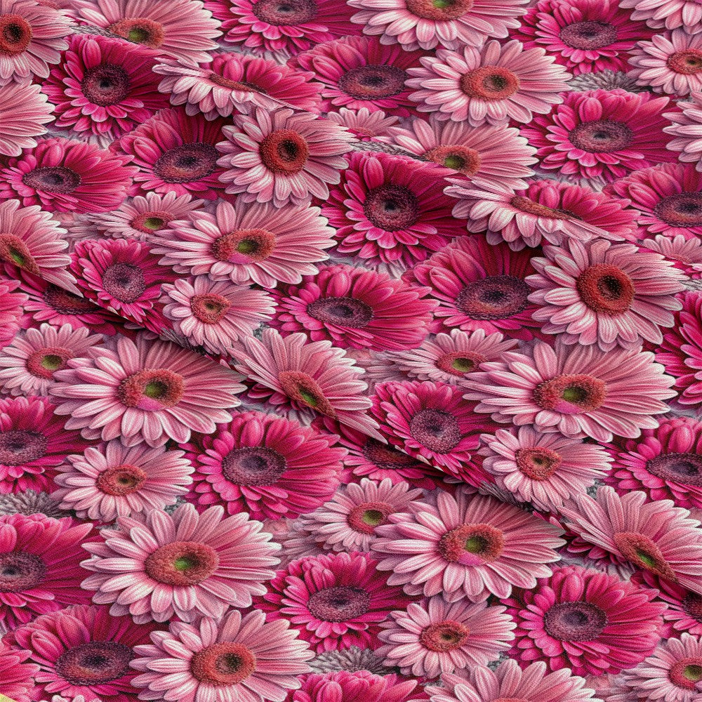 Realistic Flowers Pattern 15 Quilting Cotton Fabric
