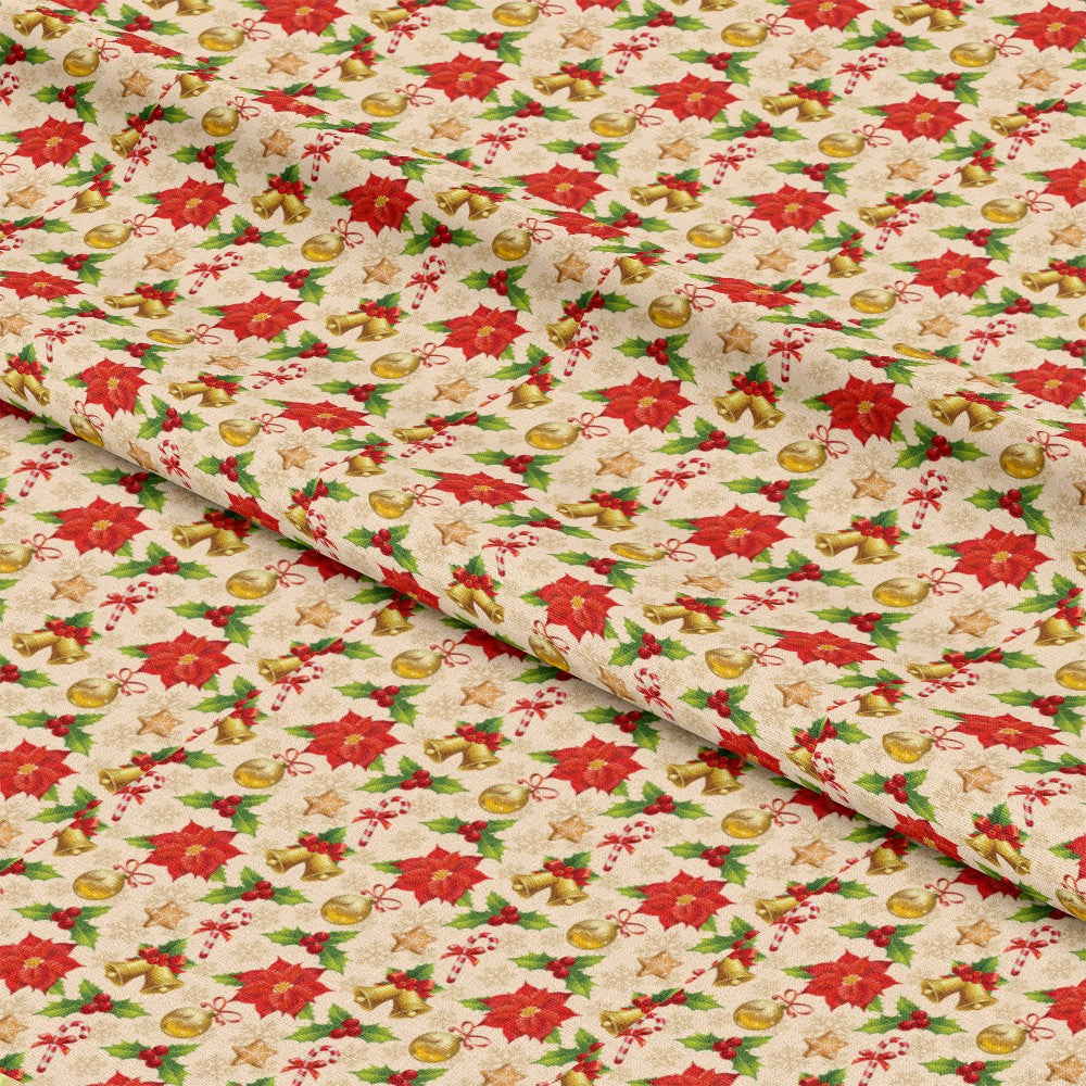 Christmas Love Pattern 3 Quilting Cotton Fabric