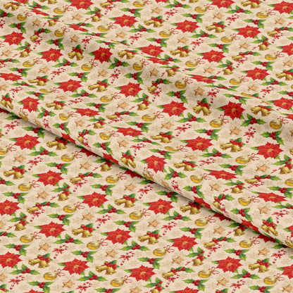 Christmas Love Pattern 3 Quilting Cotton Fabric