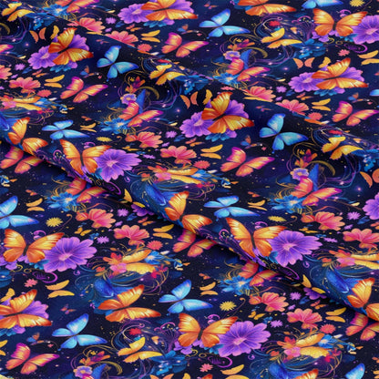 Fantasy Butterflies Pattern 14 Quilting Cotton Fabric
