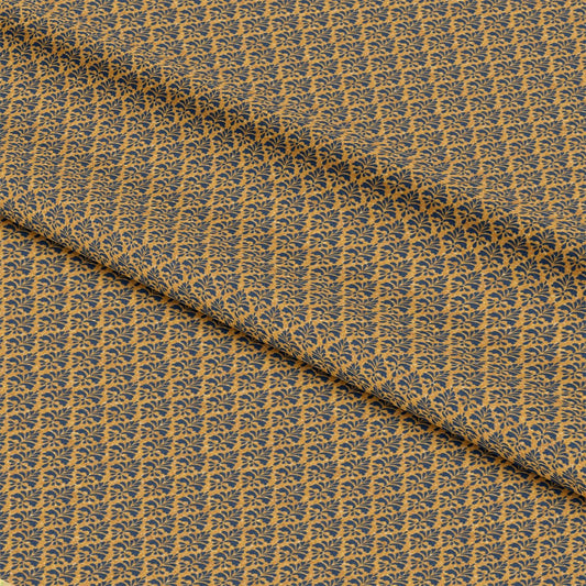Navy and Gold Celebration Pattern 8 Quilting Cotton Fabric