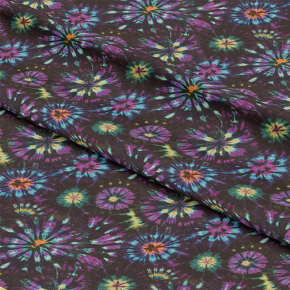 Retro Tie Dye Pattern 12 Quilting Cotton Fabric