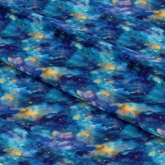 Starry Night Pattern 19 Quilting Cotton Fabric