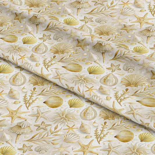 Magical Sea Pattern 2 Quilting Cotton Fabric