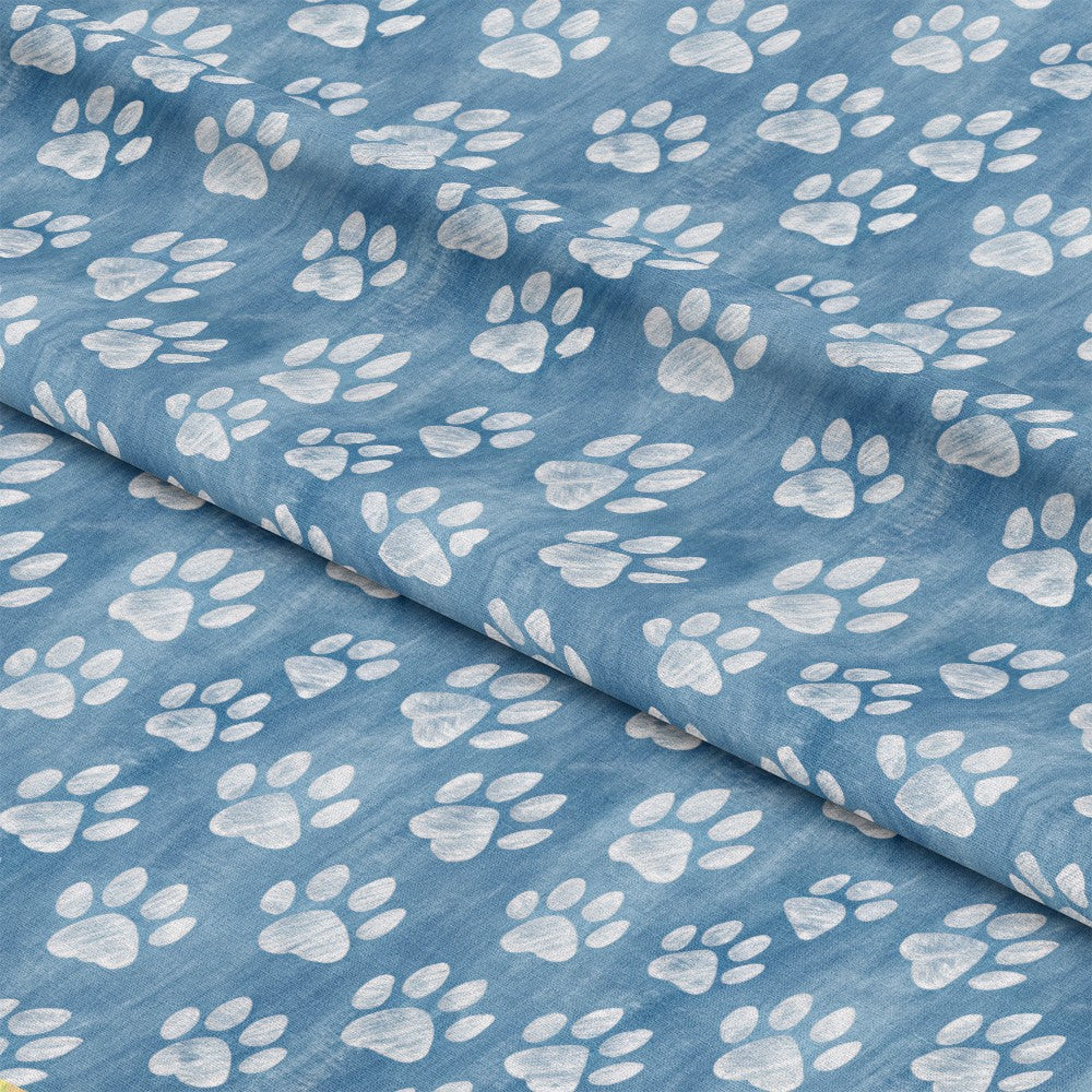 Dog Paws Pattern 13 Quilting Cotton Fabric