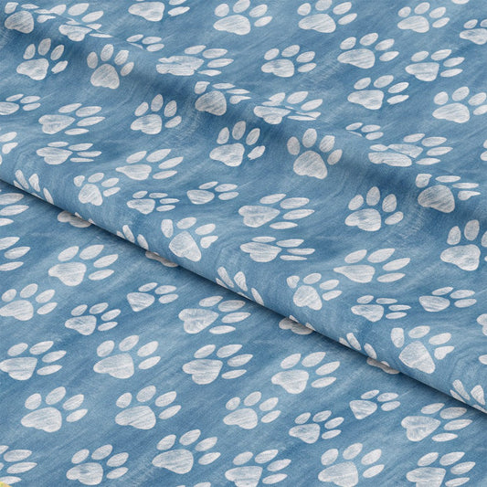 Dog Paws Pattern 13 Quilting Cotton Fabric