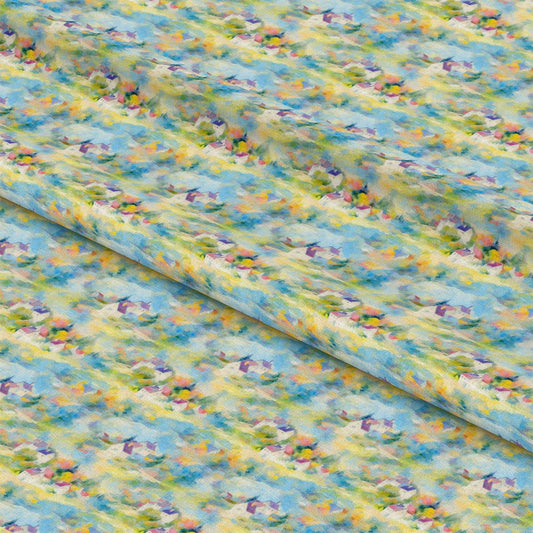 Monet Inspired Art Pattern 1 Quilting Cotton Fabric
