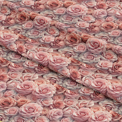 Realistic Flowers Pattern 13 Quilting Cotton Fabric