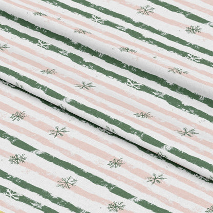 Sweet Pink Christmas Pattern 3 Quilting Cotton Fabric
