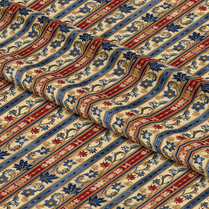 Medieval French Pattern 6 Quilting Cotton Fabric