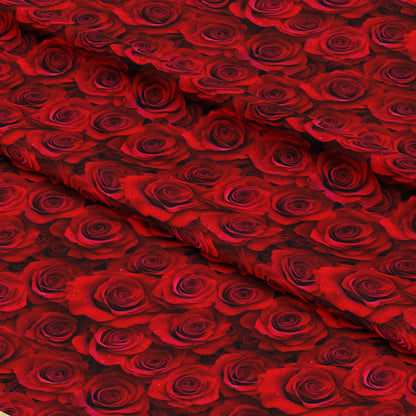 Realistic Flowers Pattern 37 Quilting Cotton Fabric