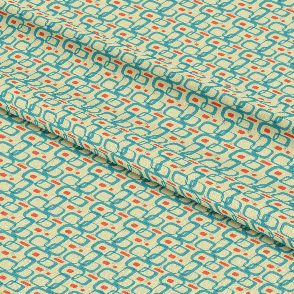1950s Atomic Age Pattern 12 Quilting Cotton Fabric