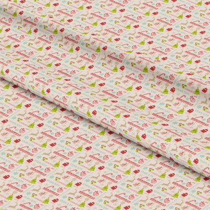 Christmas Love Pattern 9 Quilting Cotton Fabric