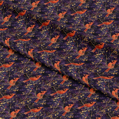 Red Cardinals Pattern 6 Quilting Cotton Fabric
