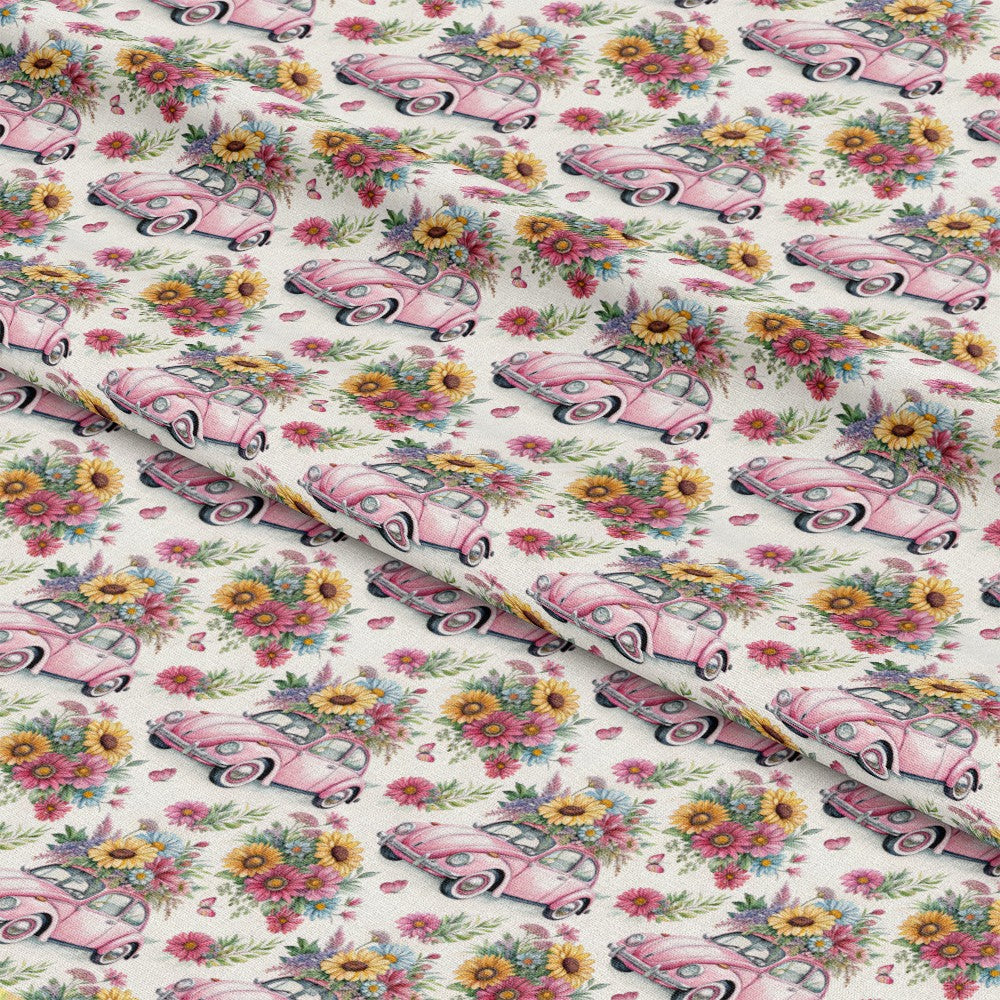 Bug and Flowers Pattern 1 Quilting Cotton Fabric