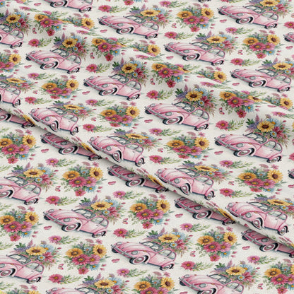 Bug and Flowers Pattern 1 Quilting Cotton Fabric
