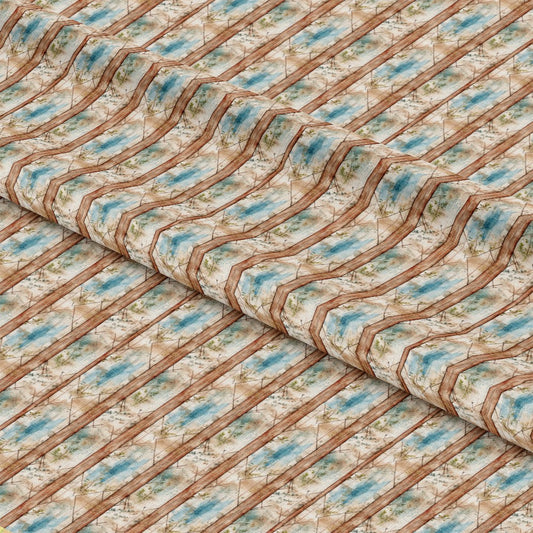 Shabby Rustique Pattern 3 Quilting Cotton Fabric