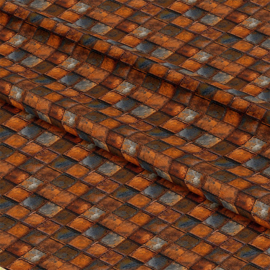 Rusted Iron Metal Textures Pattern 4 Quilting Cotton Fabric