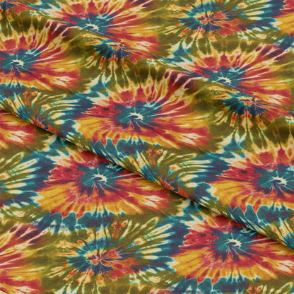 Retro Tie Dye Pattern 3 Quilting Cotton Fabric