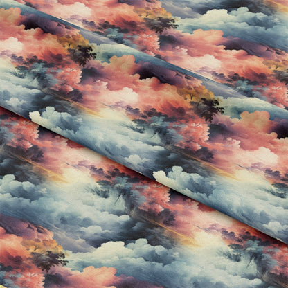 Colorful Clouds Pattern 6 Quilting Cotton Fabric