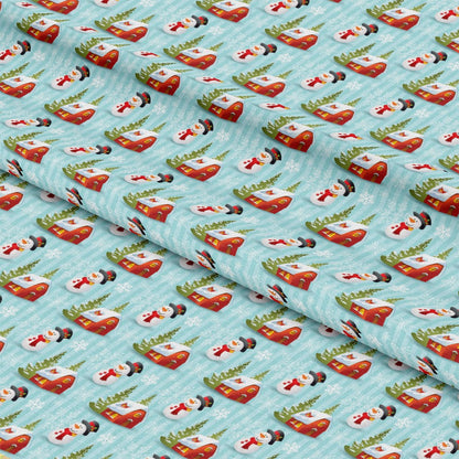 Christmas Love Pattern 1 Quilting Cotton Fabric