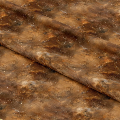 Brown Painted Galaxy Pattern 4 Quilting Cotton Fabric