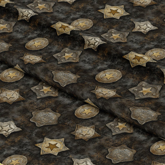 The Western Life Pattern 38 Quilting Cotton Fabric