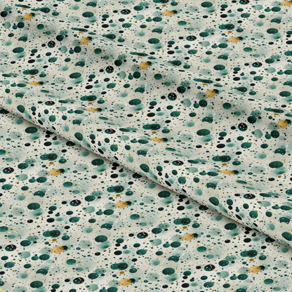 Green Confetti Pattern 6 Quilting Cotton Fabric