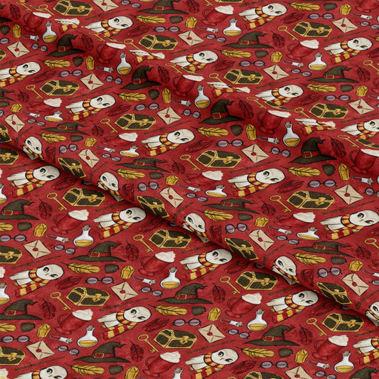 Wizard Magic School Pattern 18 Quilting Cotton Fabric