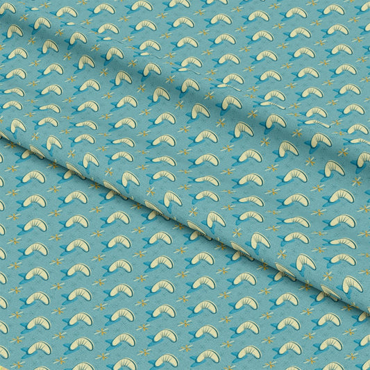 1950s Atomic Age Pattern 4 Quilting Cotton Fabric