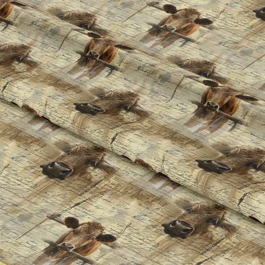 Farm Life Pattern 64 Quilting Cotton Fabric
