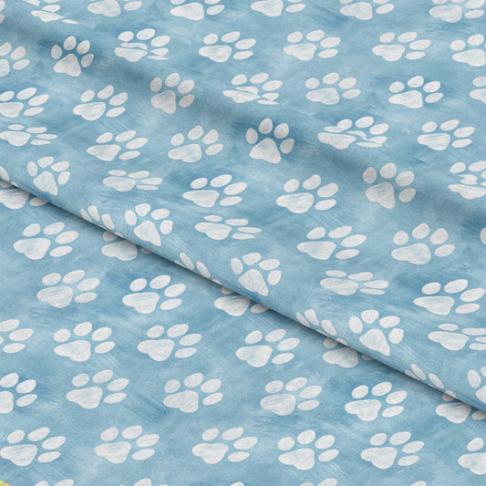 Dog Paws Pattern 12 Quilting Cotton Fabric