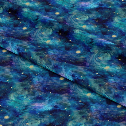 Starry Night Pattern 12 Quilting Cotton Fabric