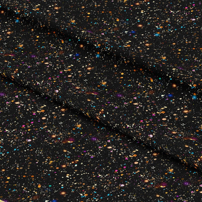 Glitter Paint Splatter Pattern 12 Quilting Cotton Fabric