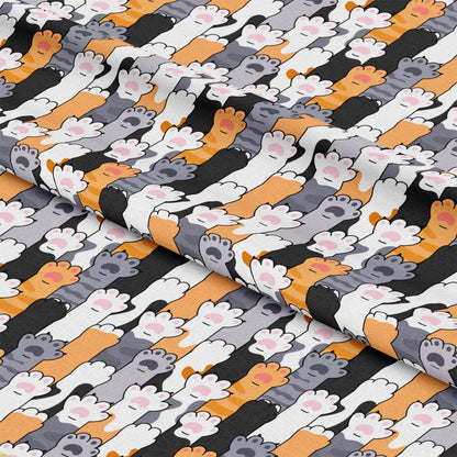 Cat Paws Pattern 1 Quilting Cotton Fabric