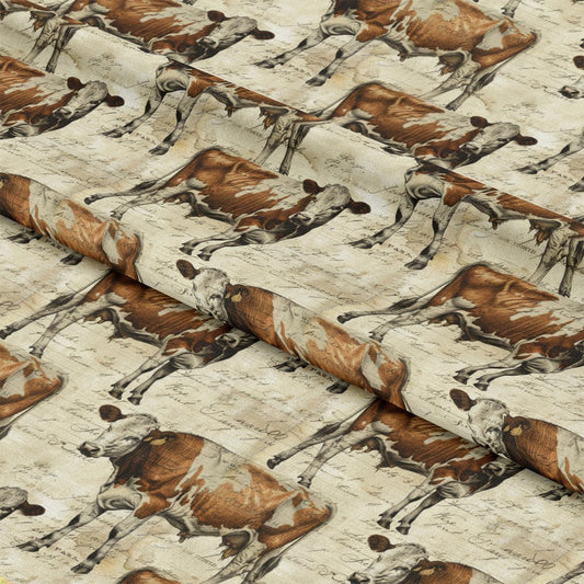 Farm Life Pattern 33 Quilting Cotton Fabric
