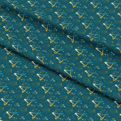 Atomic Starbursts Pattern 8 Quilting Cotton Fabric