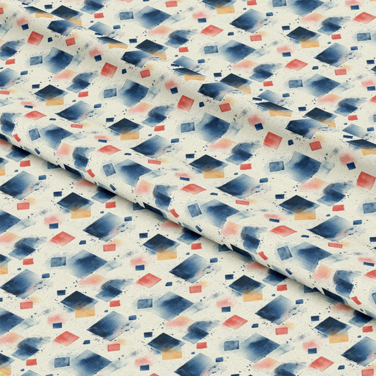 Mid Century Mod Geometric Pattern 7 Quilting Cotton Fabric
