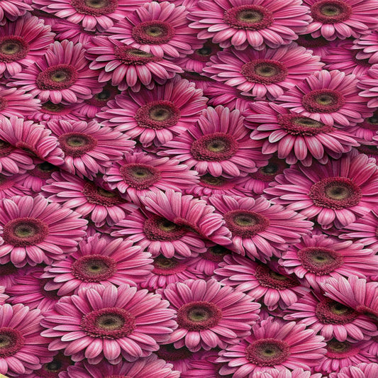 Realistic Flowers Pattern 16 Quilting Cotton Fabric