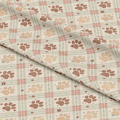 Dog Paws Pattern 15 Quilting Cotton Fabric